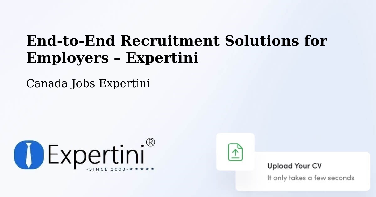 Recruitment Solutions for Employers – Dowling - Dowling, Canada Jobs Expertini